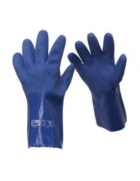 GUANTE PVC AZUL TALLA 9-10